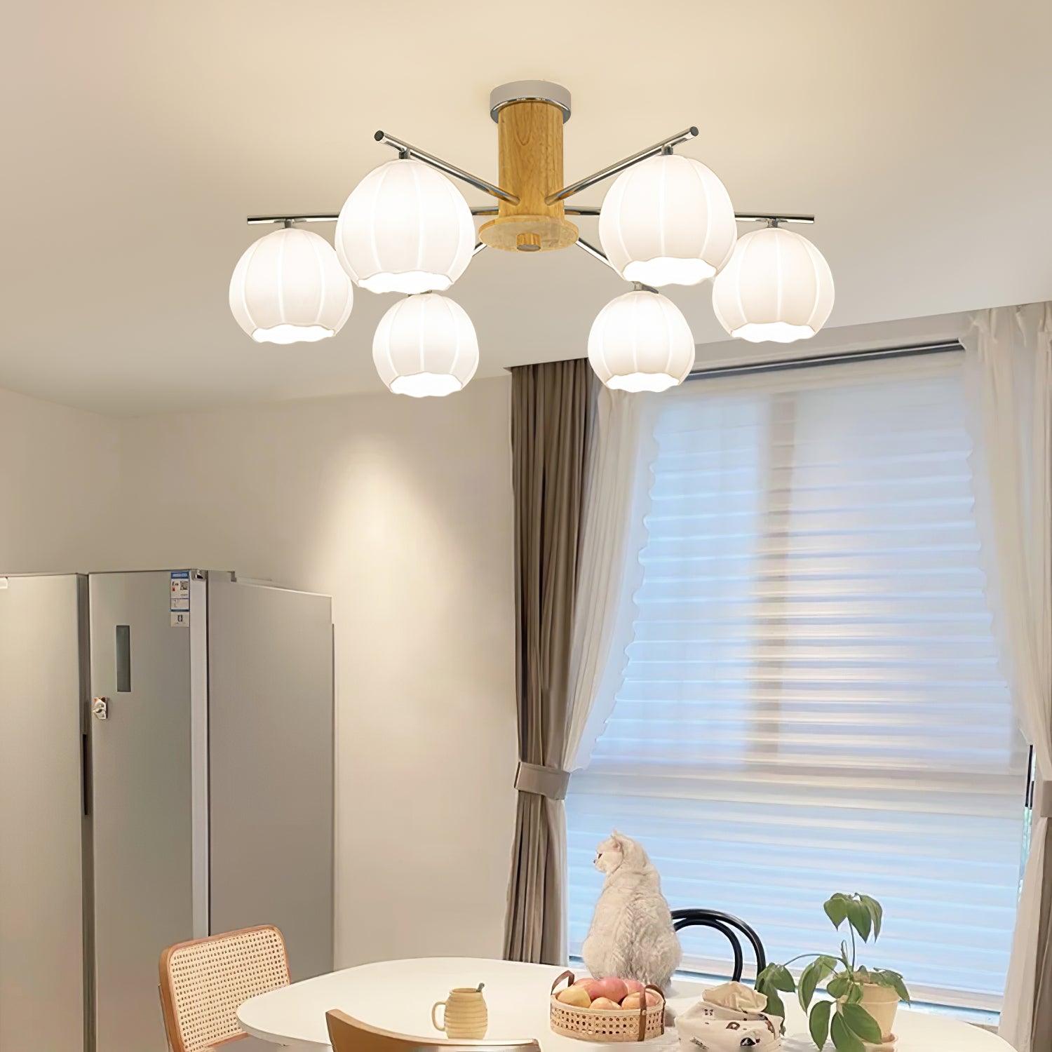 花のつぼみシーリングランプ