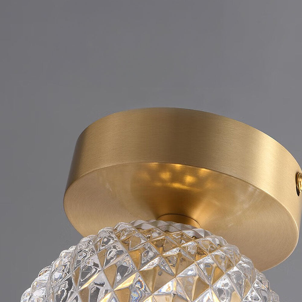 現代的なミニクリアセミフラッシュ廊下天井照明