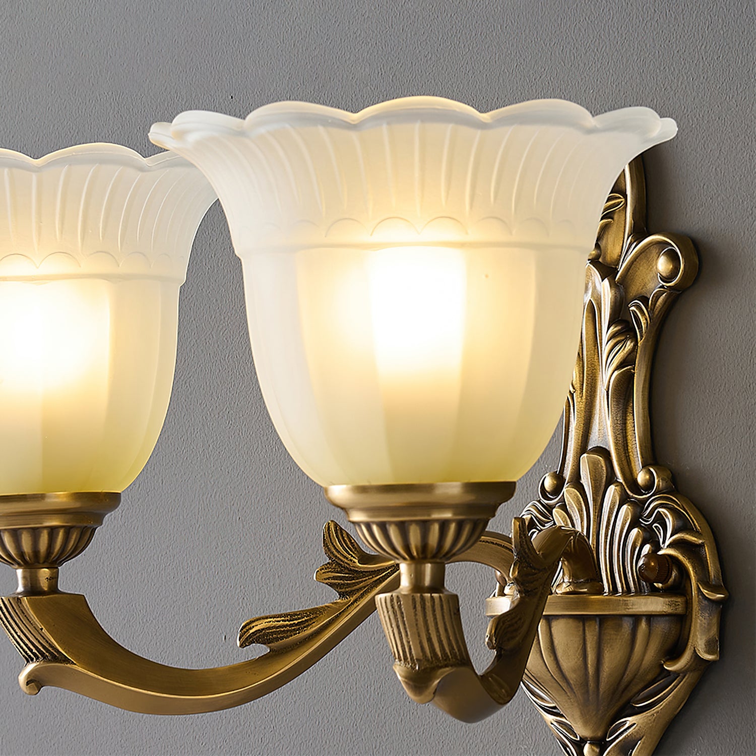 パノンフローラルウォールランプ