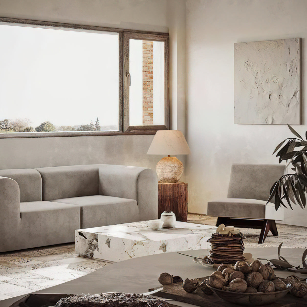 砂漠の砂のテーブルランプ