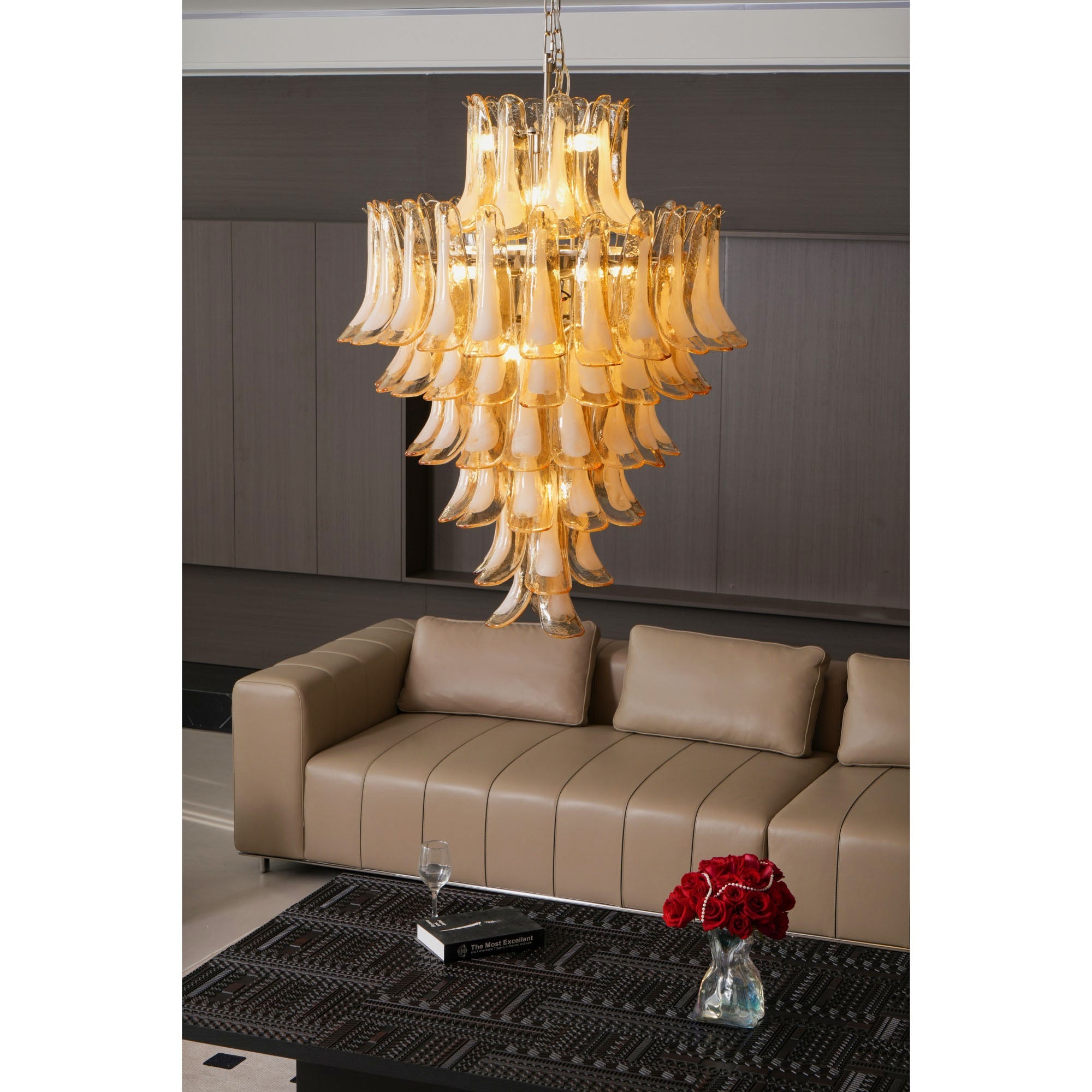 Mazzega Petals Chandelier
