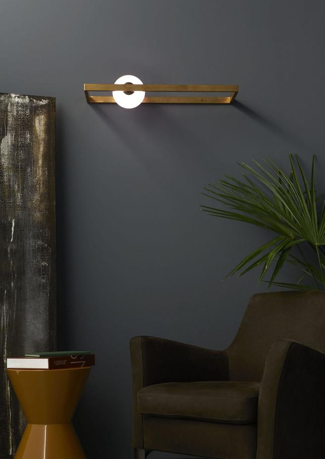 モンドリアンガラスの燭台