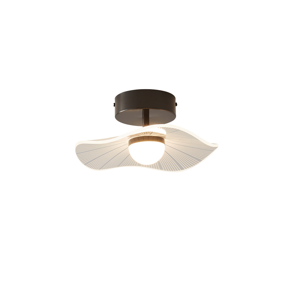 アクリル製蓮の葉の天井照明