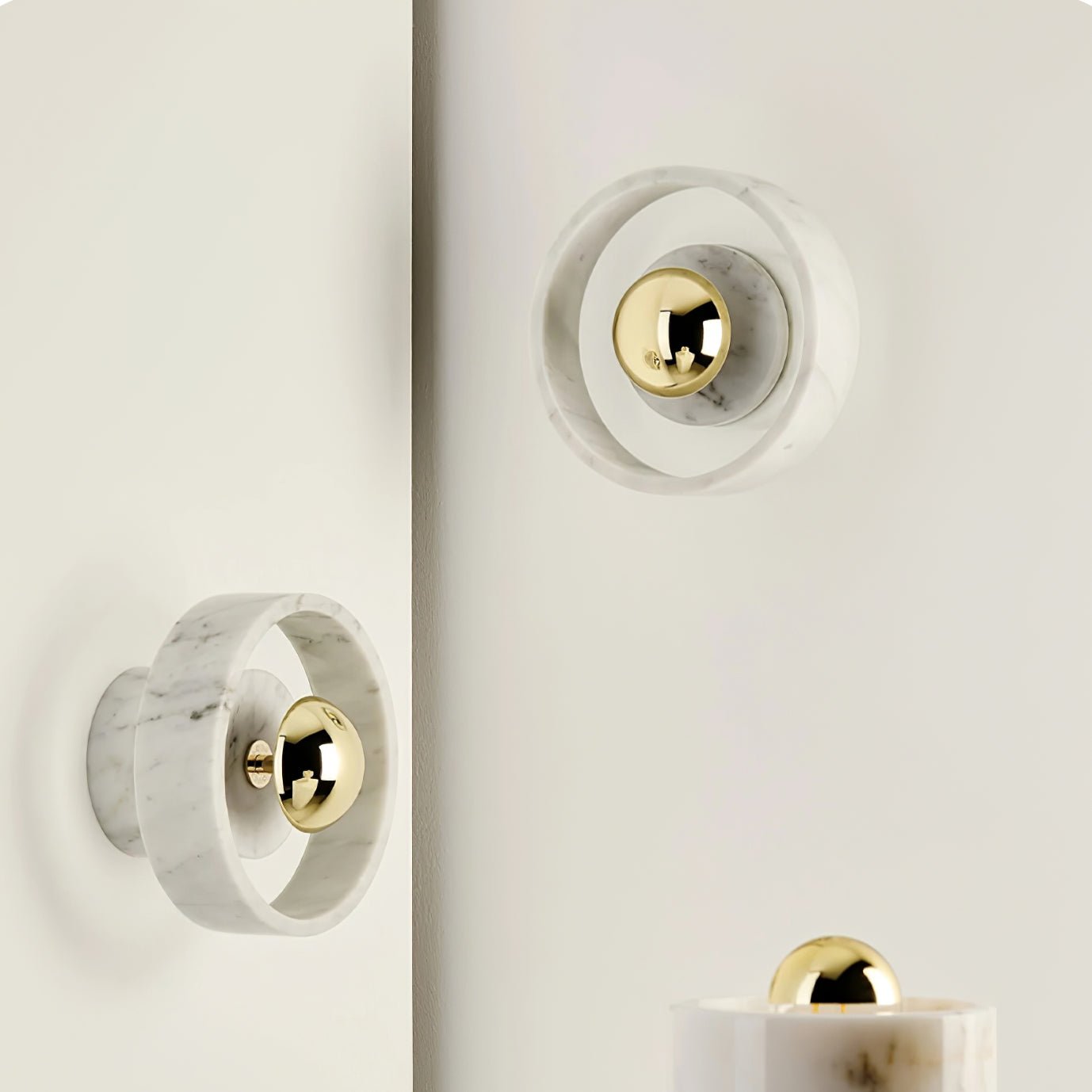 大理石のオーラ ウォール ランプ