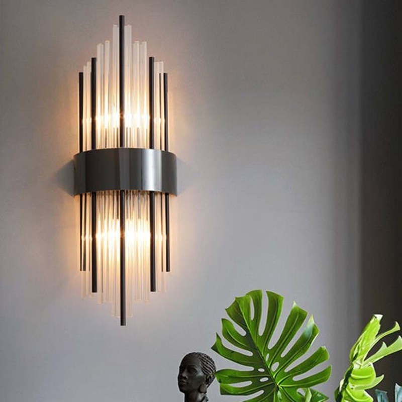 モダンで豪華なクリスタルウォールランプ