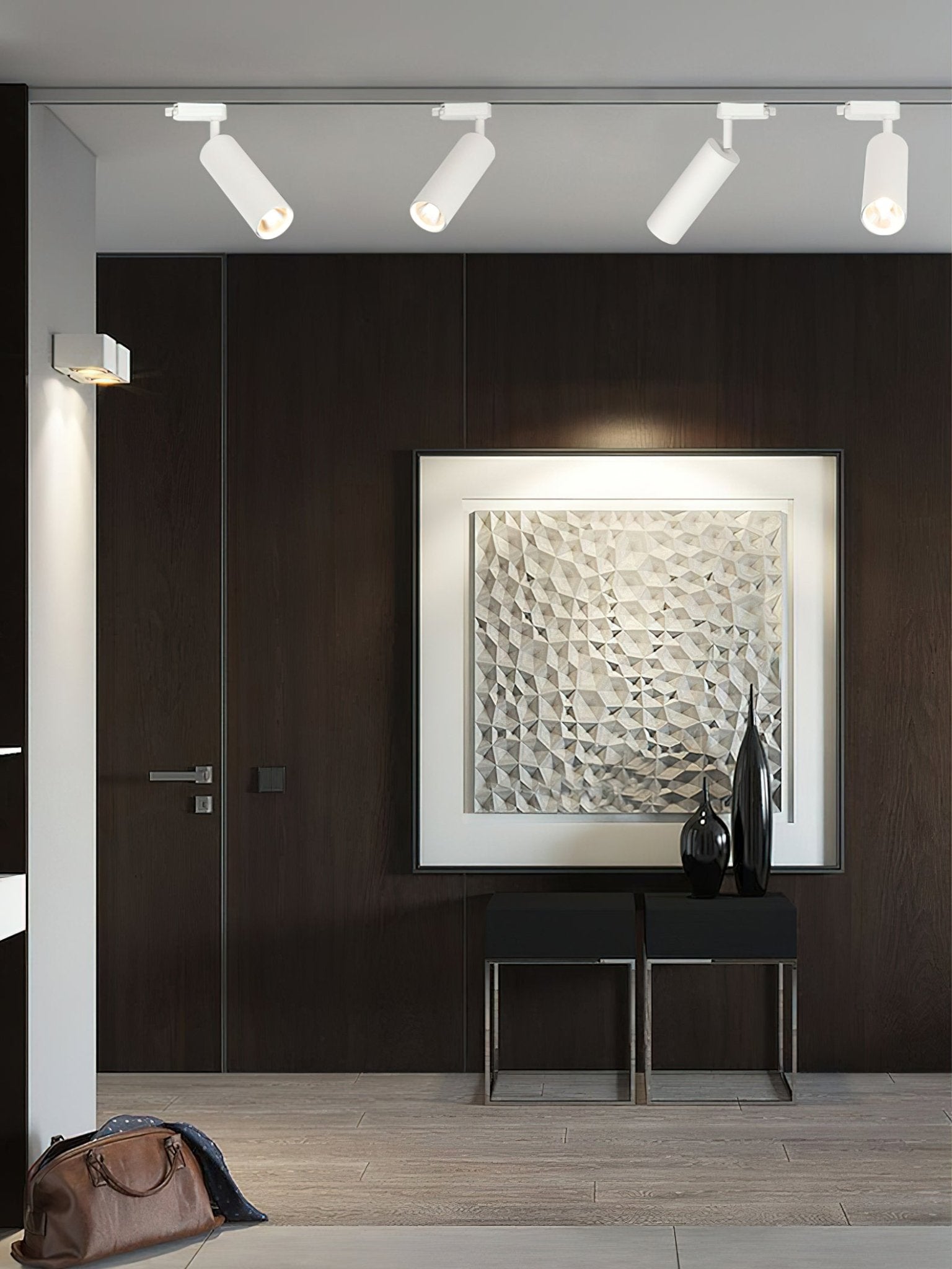 金色のレールトラックライト