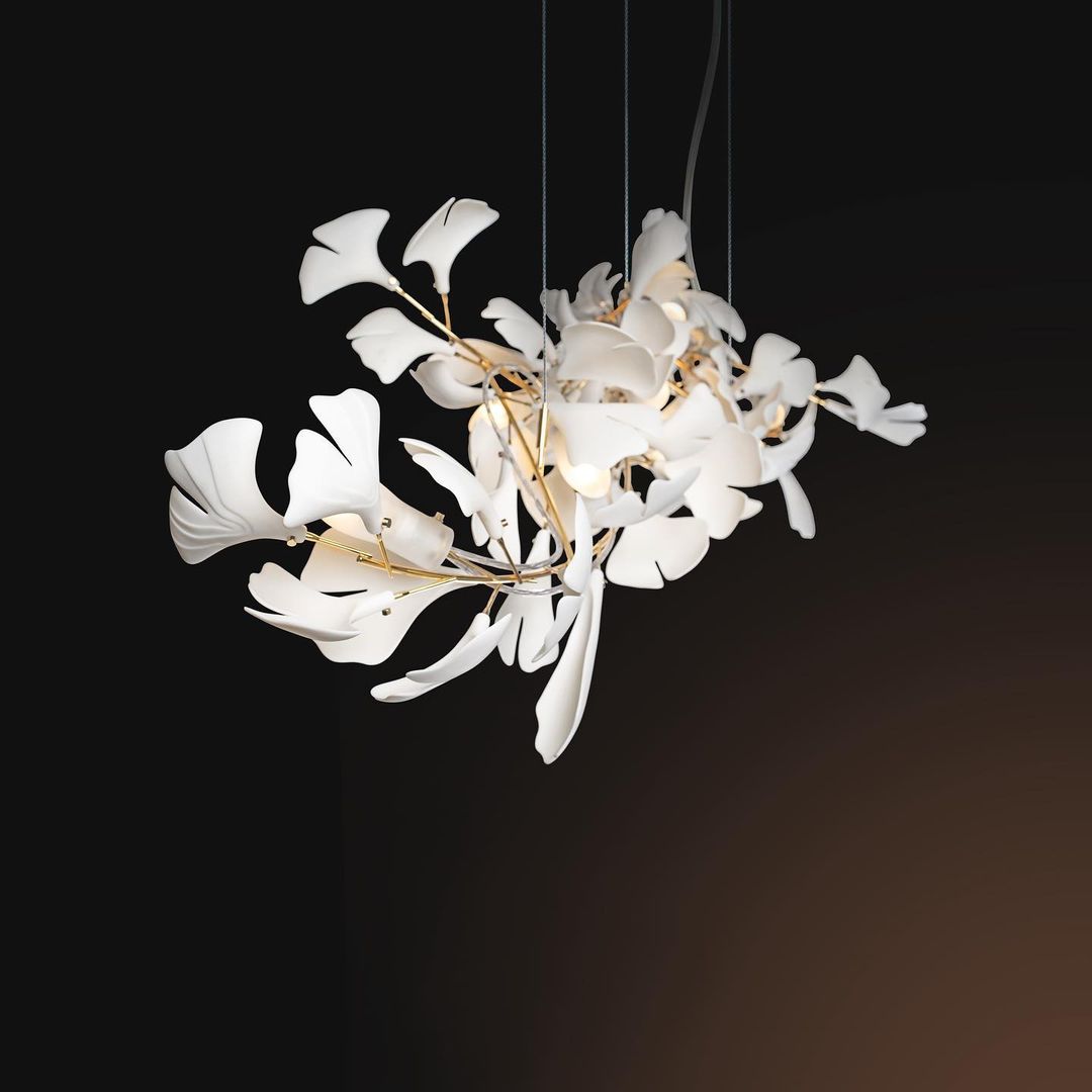 Gingko Chandelier B