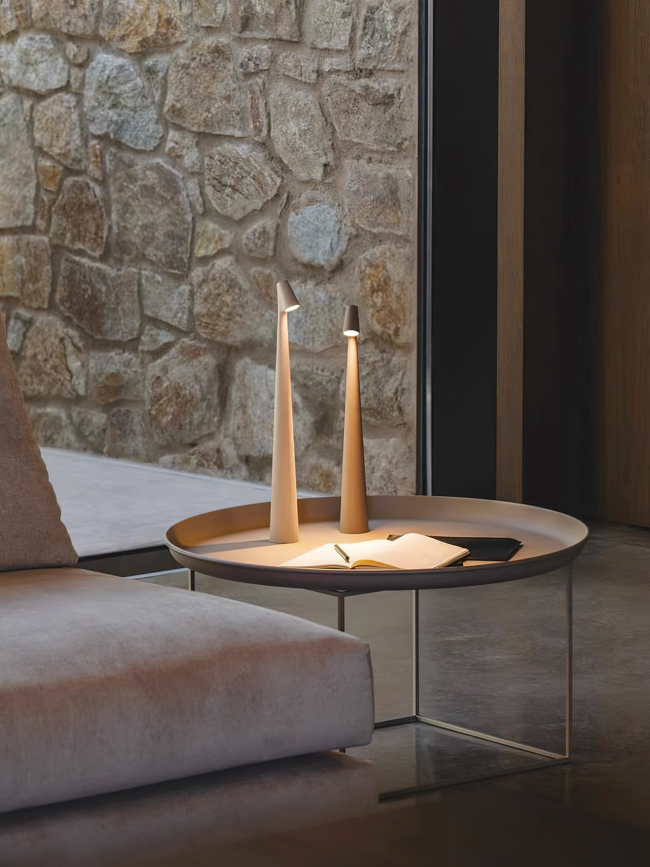 アフリカ ポータブル テーブル ランプ