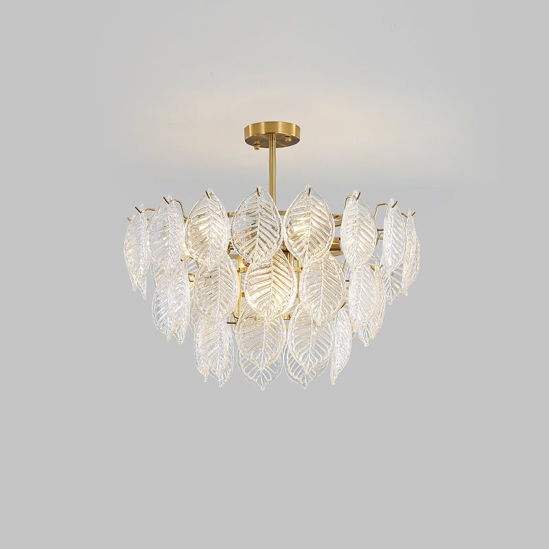 Leaf Glass Chandelier