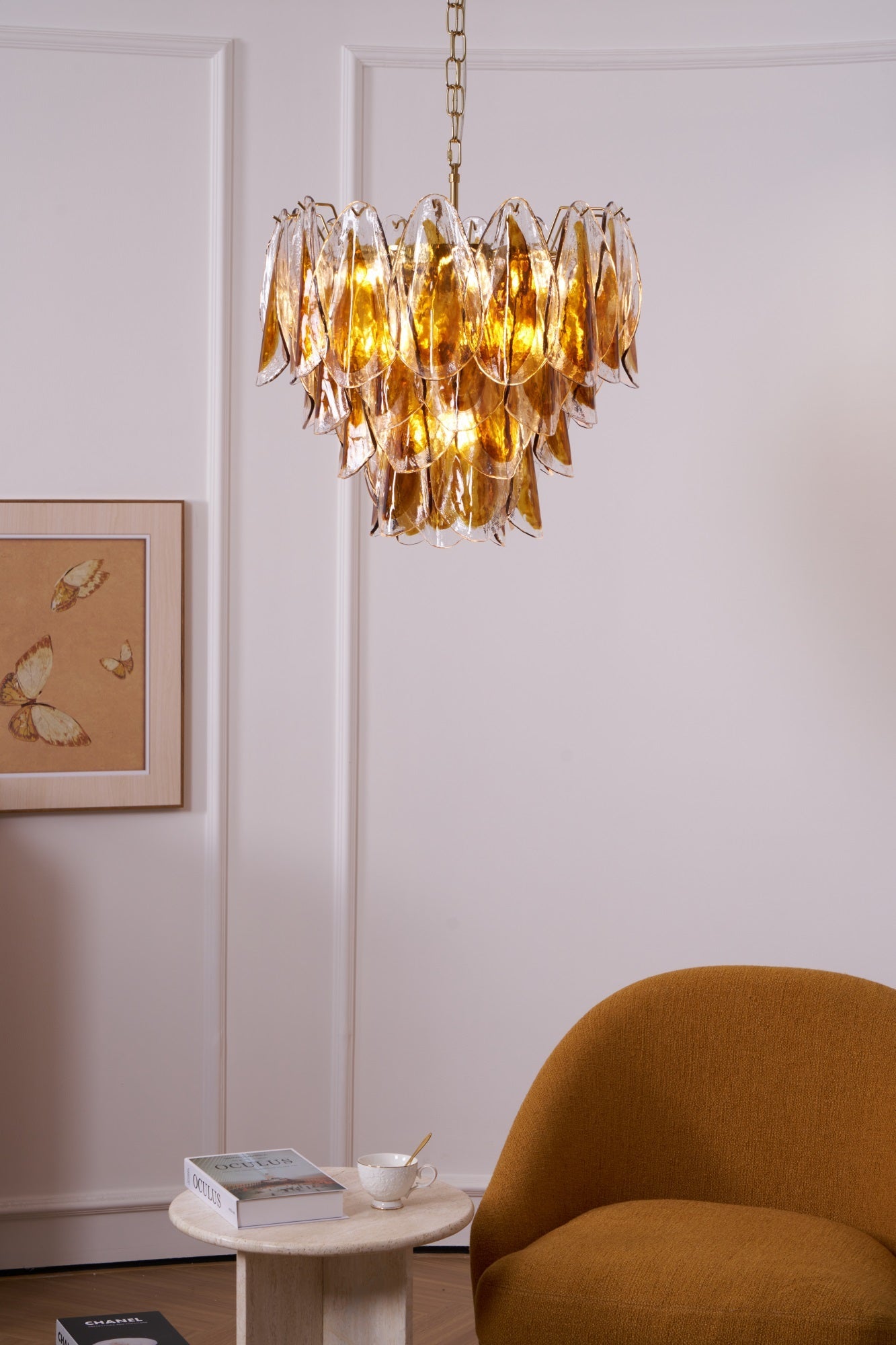 Solviva Glass Chandelier