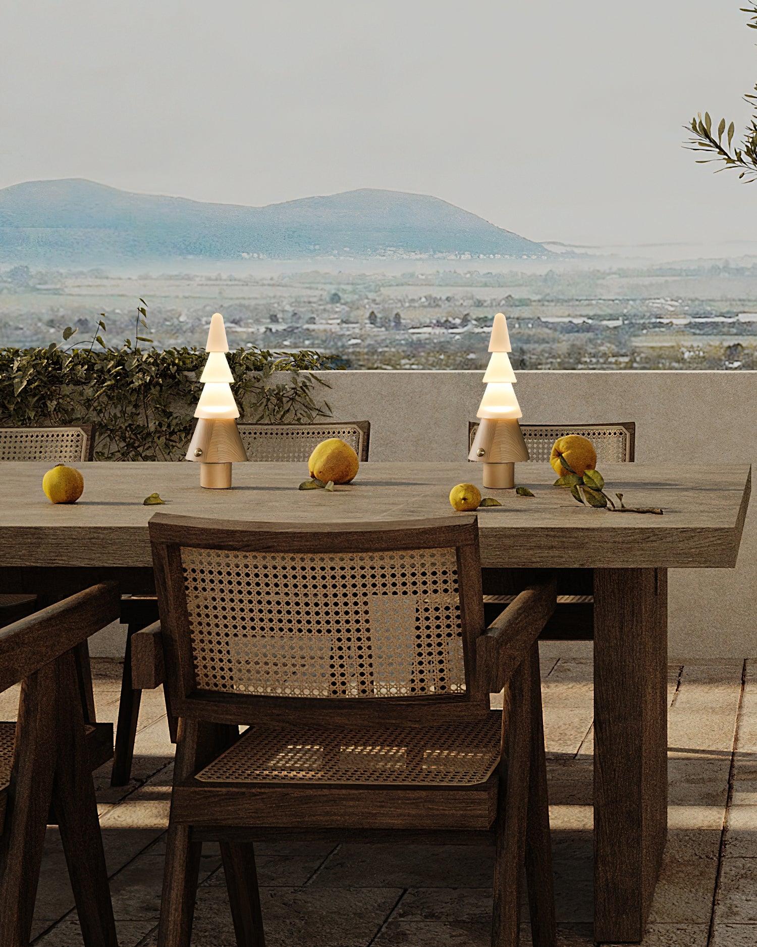 ツリー内蔵バッテリーテーブルランプ