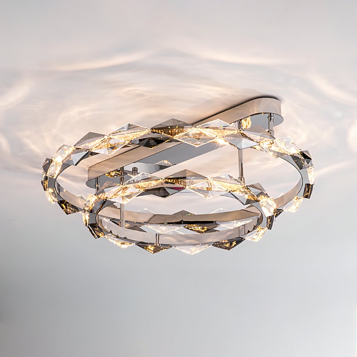 Rhombus Crystal Ceiling Lamp