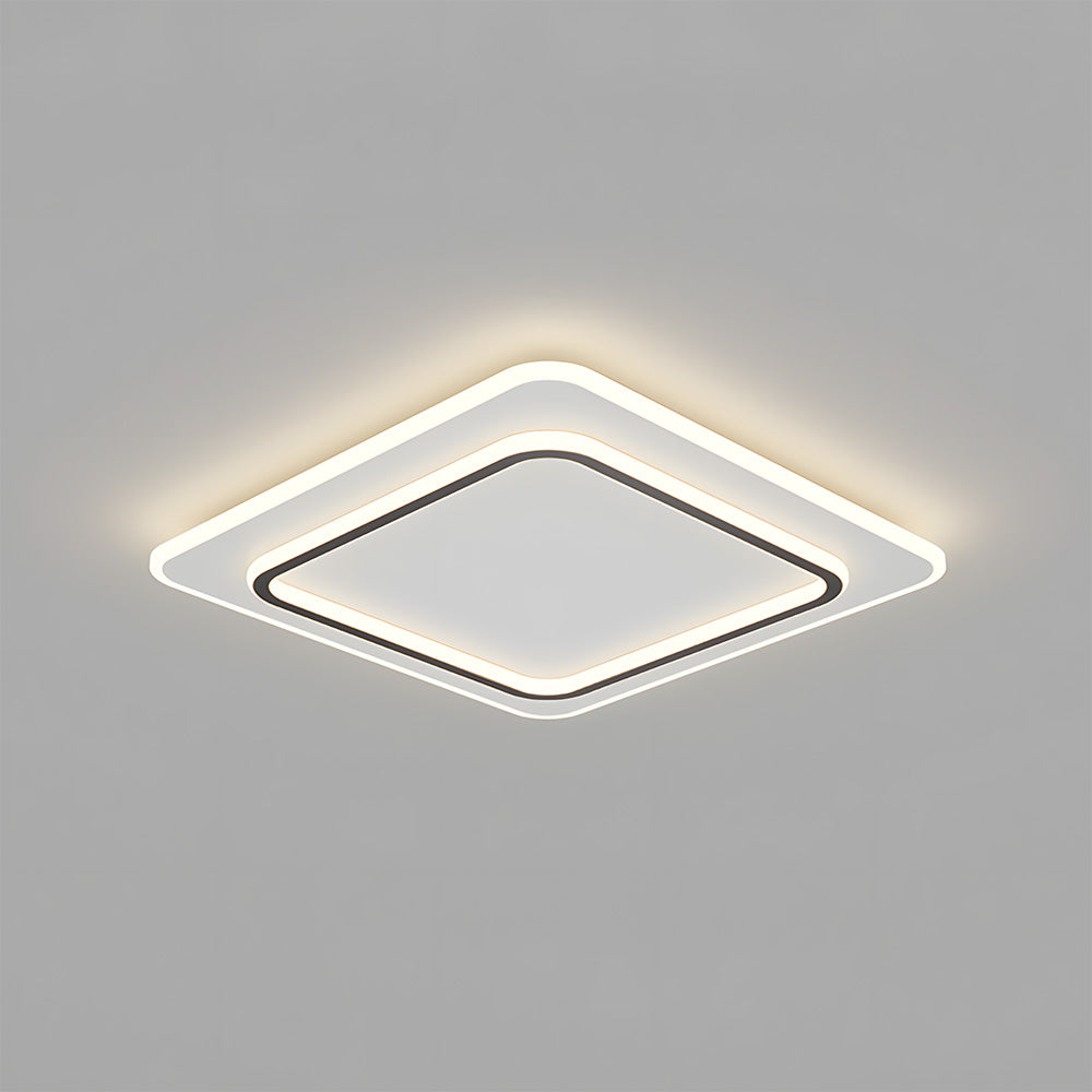 シンプルでクリエイティブなホワイトメタルLED寝室用シーリングライト