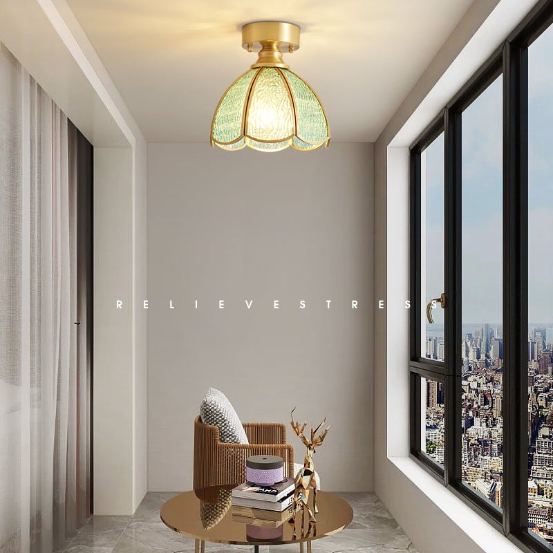 ティファニー フローラル シーリング ランプ