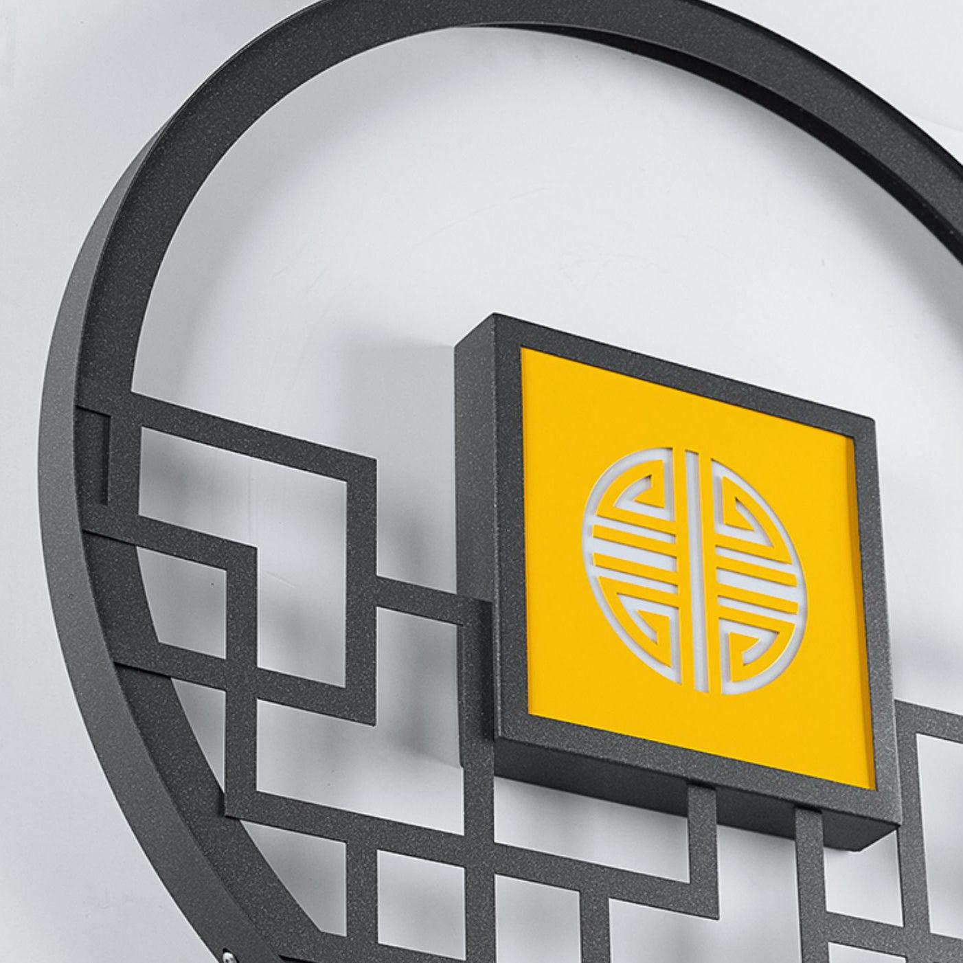 ラウンド屋外ウォールライト