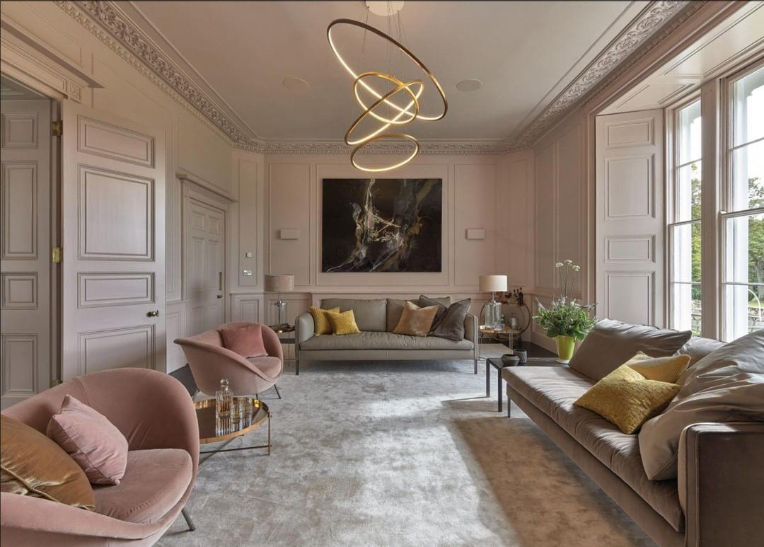 ロホヤのゴールドシャンデリア