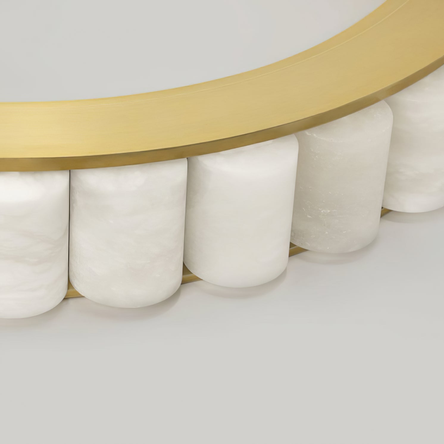 アバロンアラバスターシャンデリア