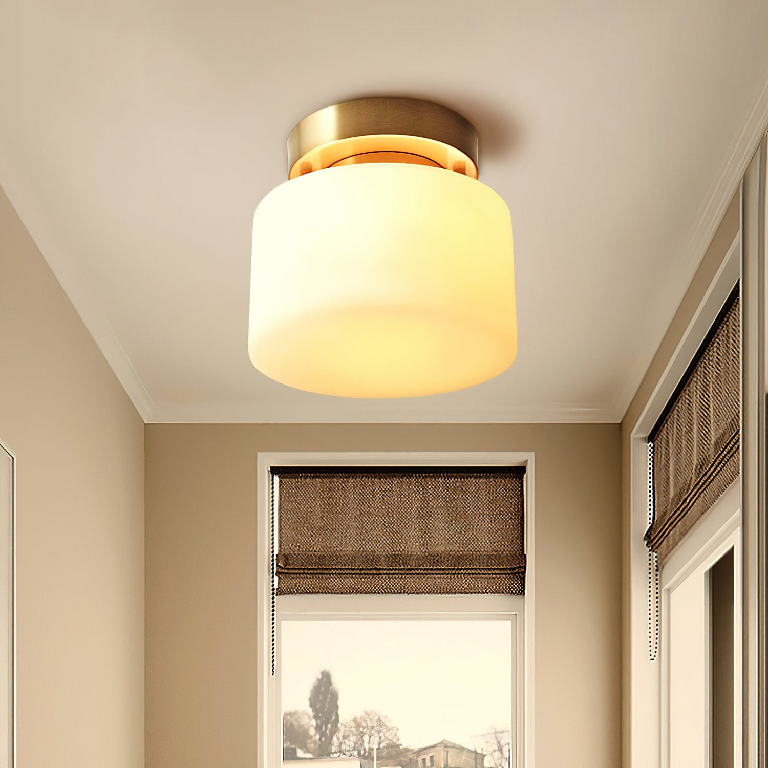 Tatum Glass Ceiling Light