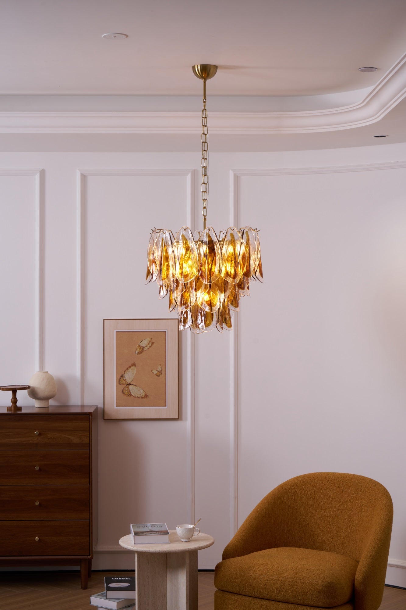 Solviva Glass Chandelier