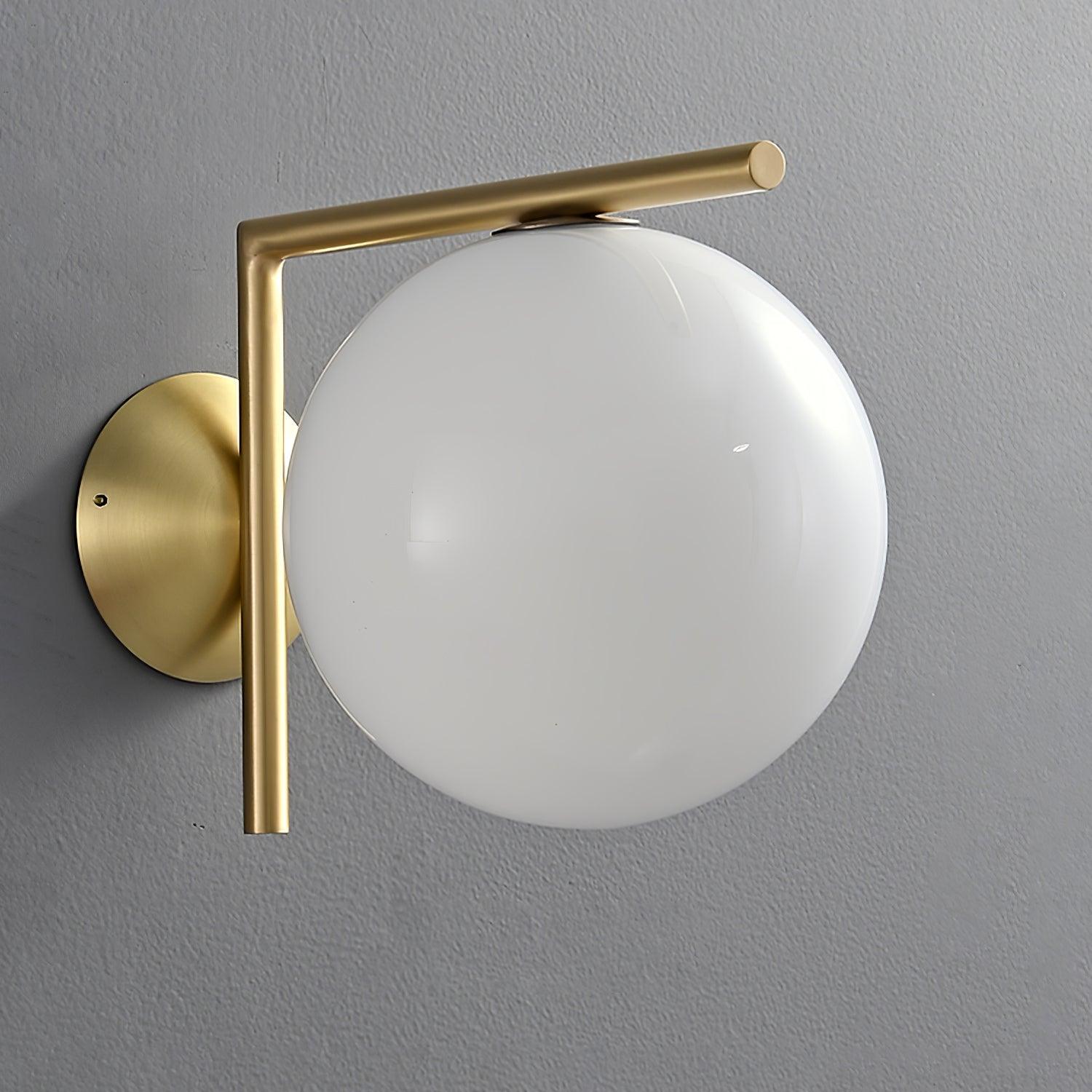 吹きガラス オパール ガラス ウォール ランプ