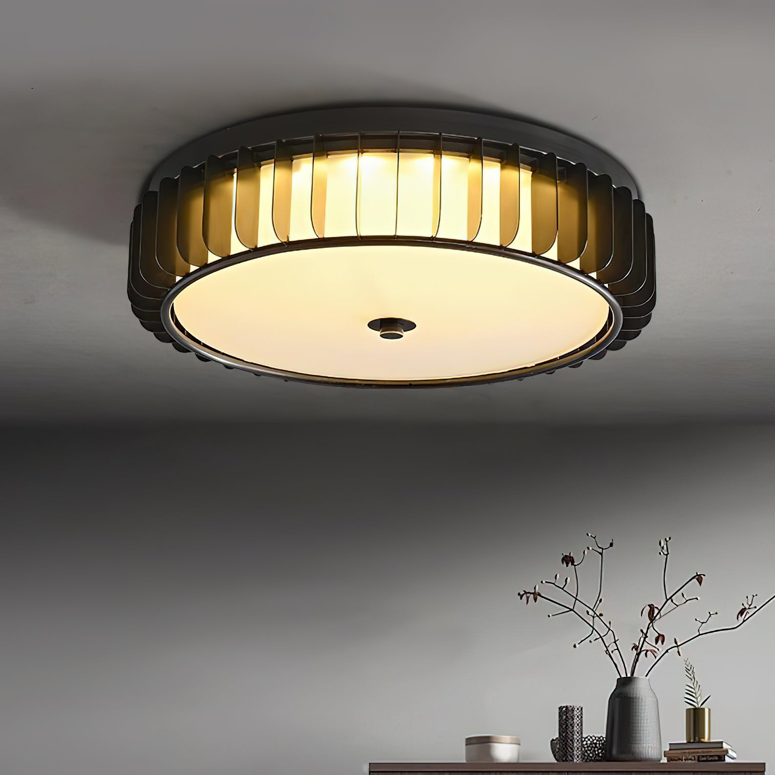 百花天井ランプ