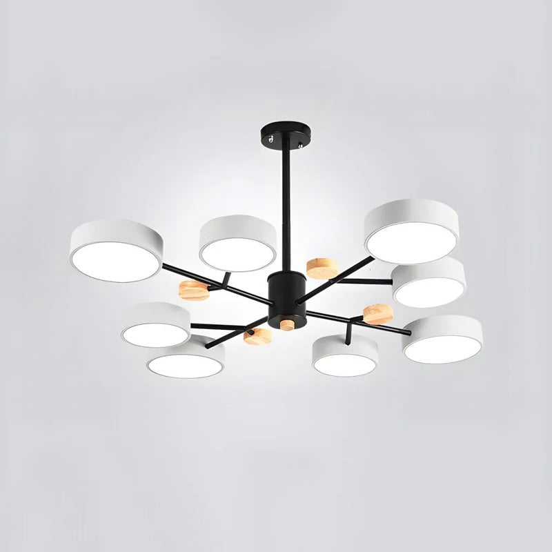 リビングルームに最適なモダンなアクリル製LED吊り下げライト