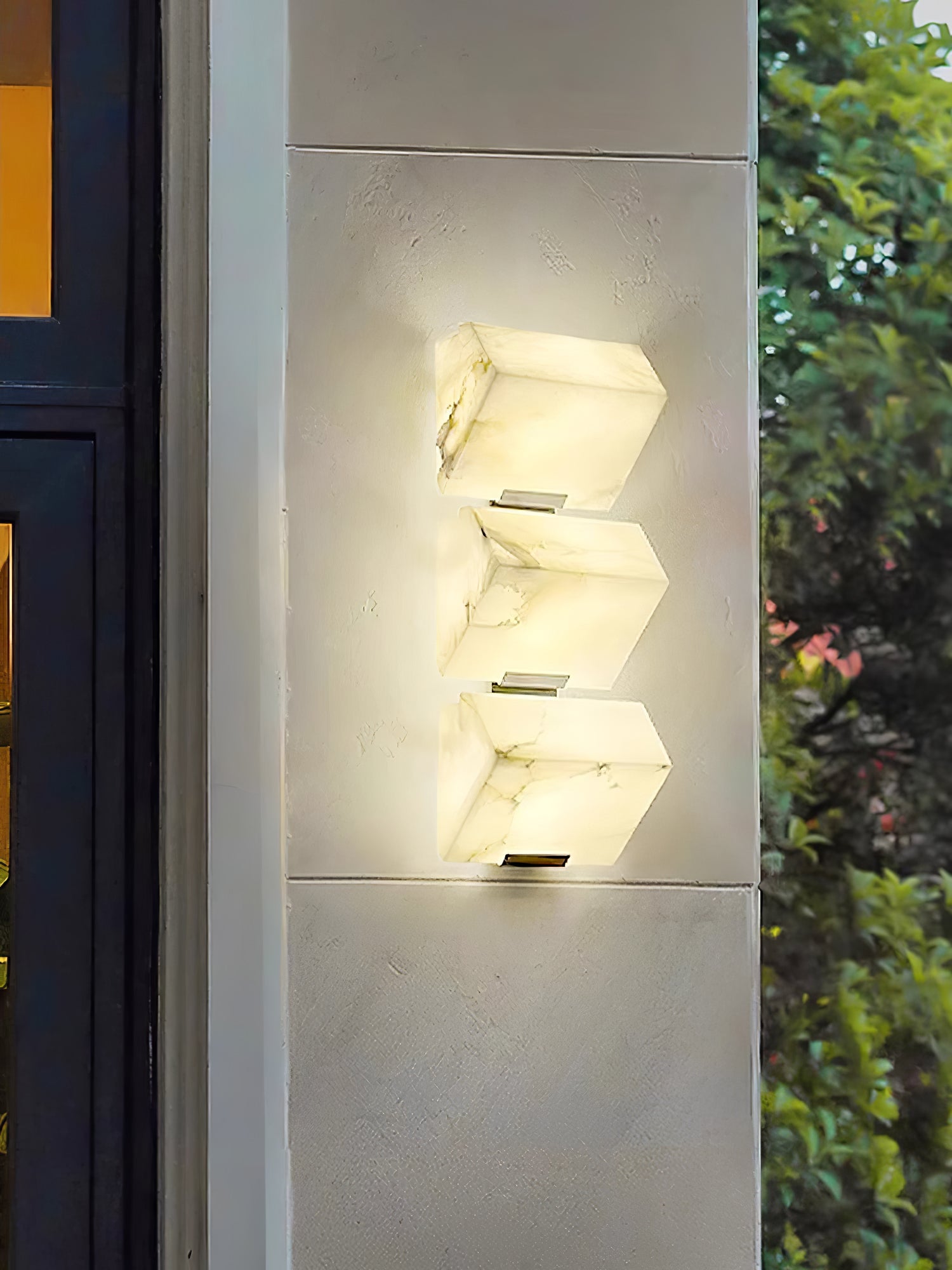 アラバスター階段ウォールランプ