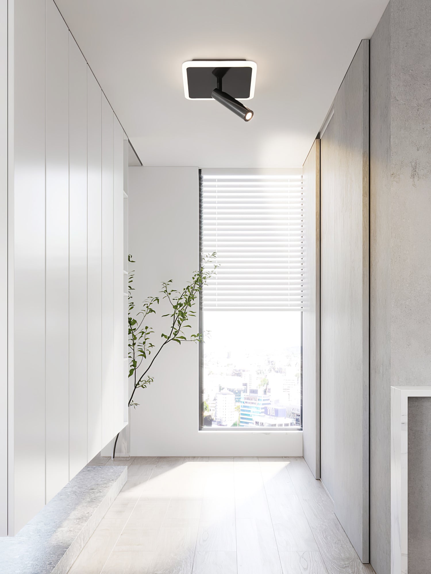 円形スポットライト天井ランプ