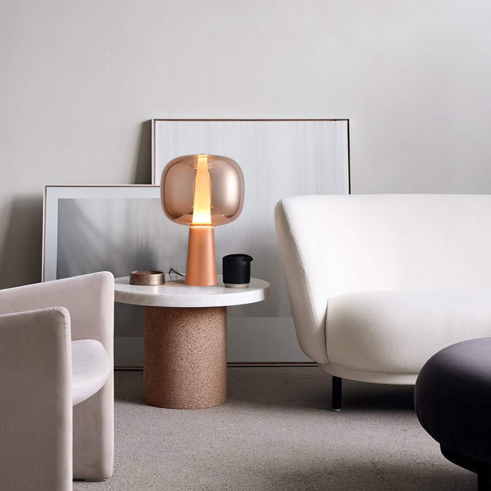 サンセットガラステーブルランプ