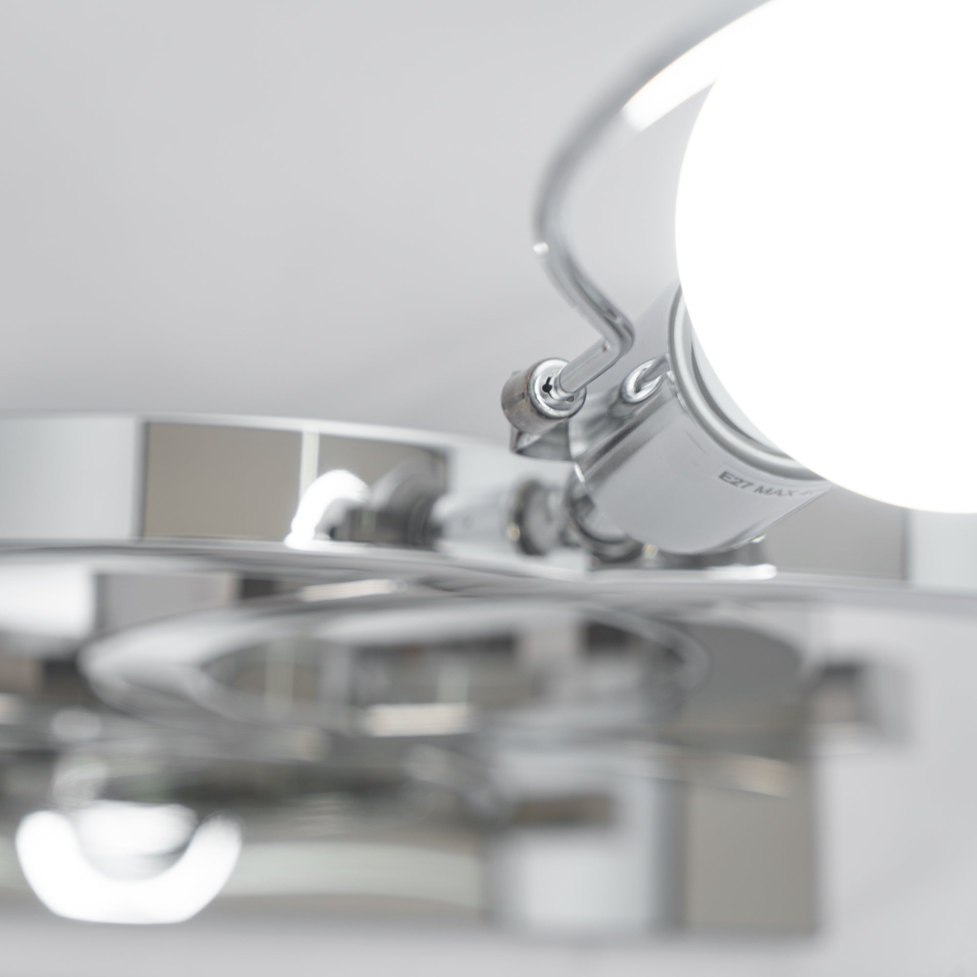 ステンレススチールテーブルライト