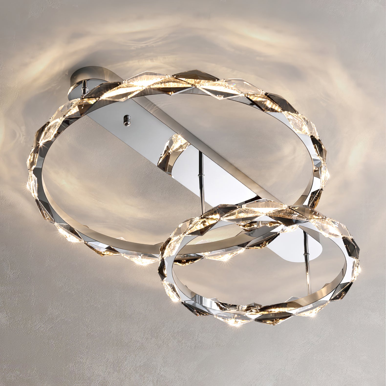 Rhombus Crystal Ceiling Lamp