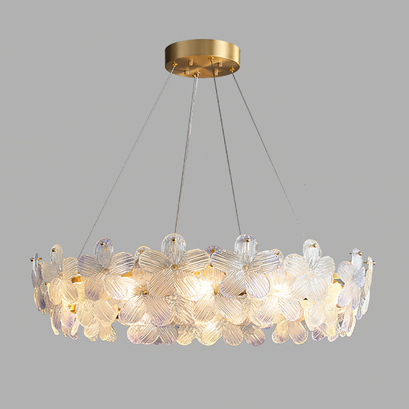 Charlotte Glass Flower Chandelier