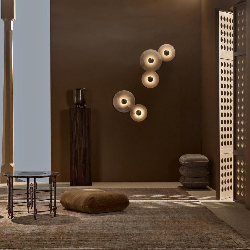 Alabaster Planes Sconce