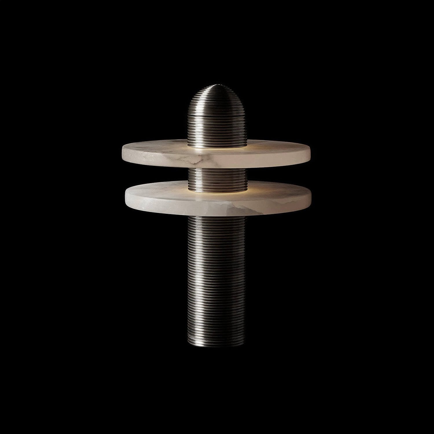 Alabaster Planes Table Lamp