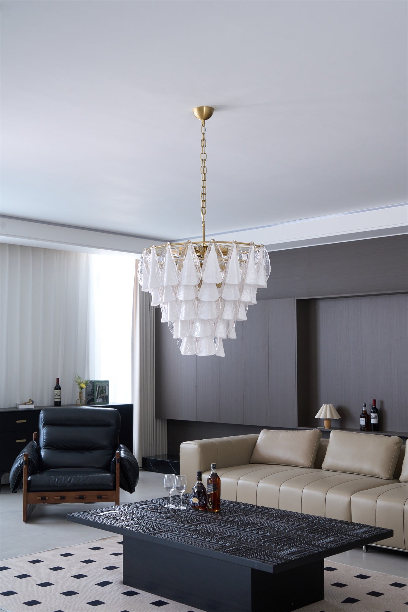Lunara White Chandelier