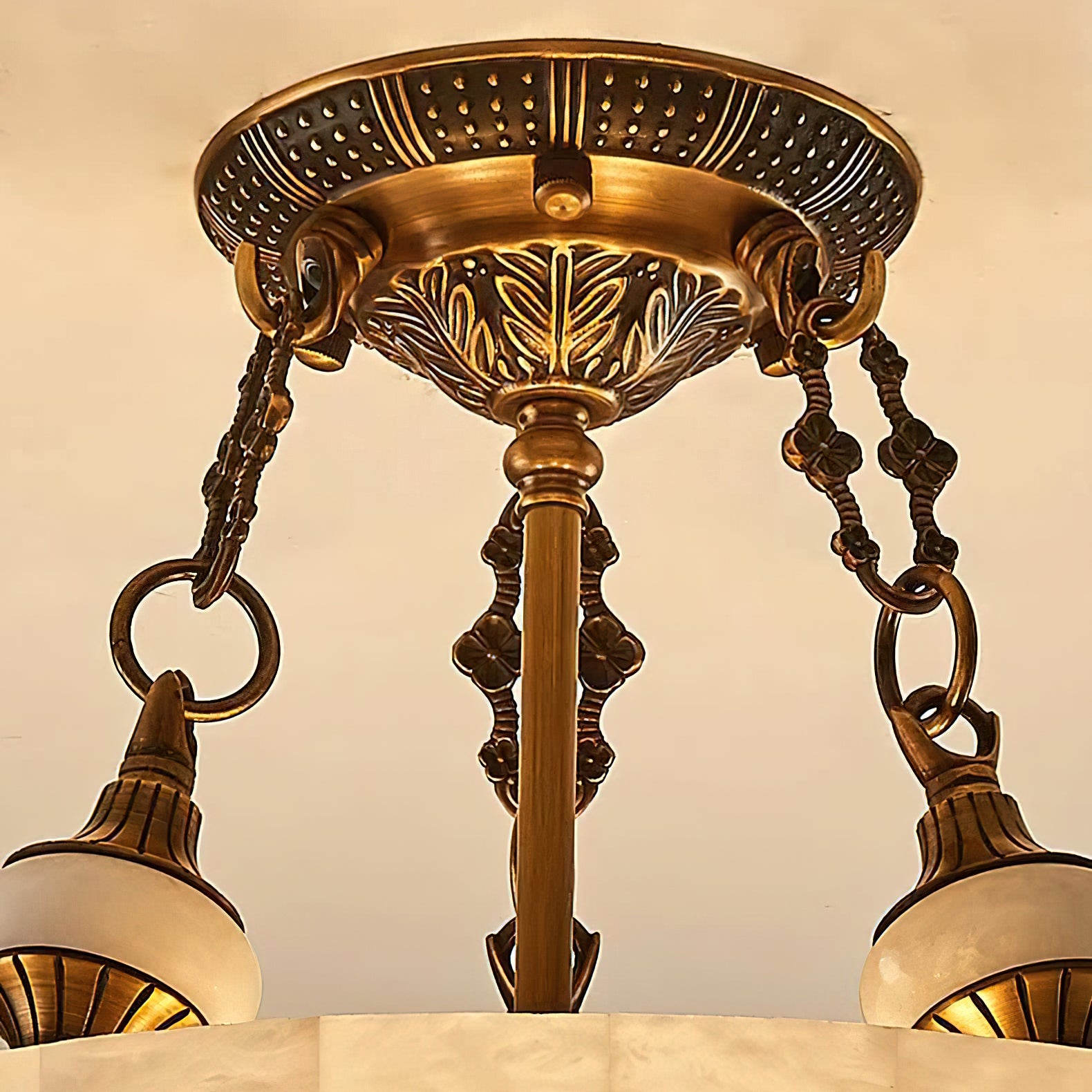 グリッドラウンドアラバスターシーリングライト