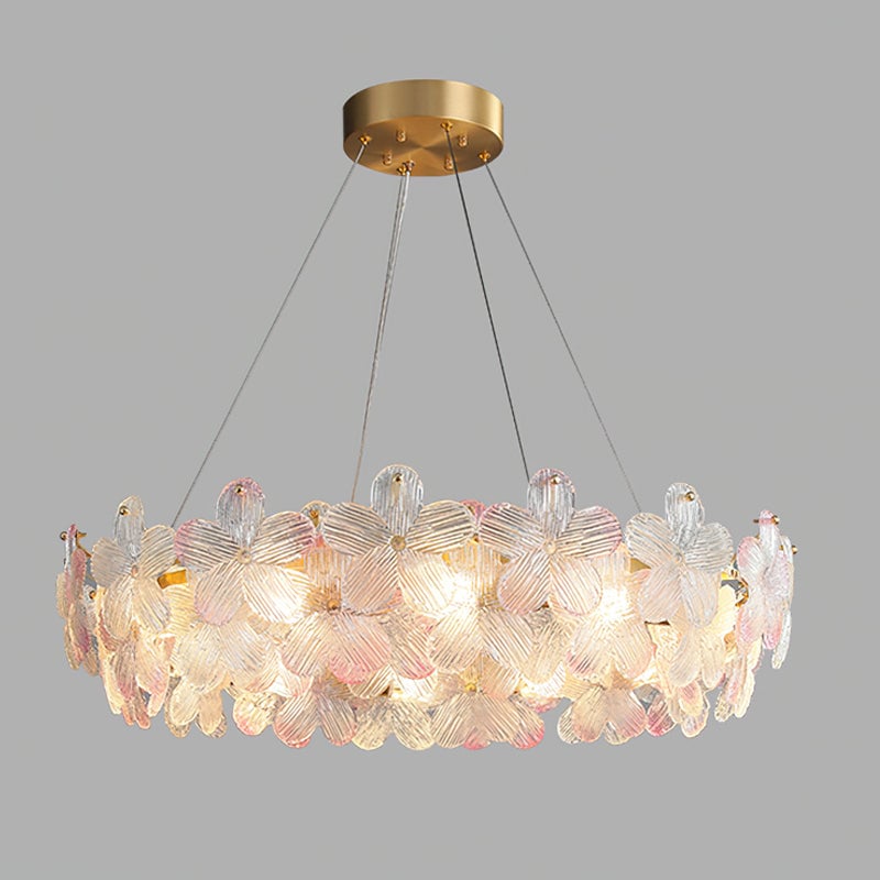 Charlotte Glass Flower Chandelier