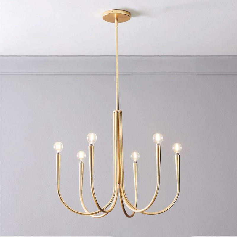 Swoop Arm Chandelier