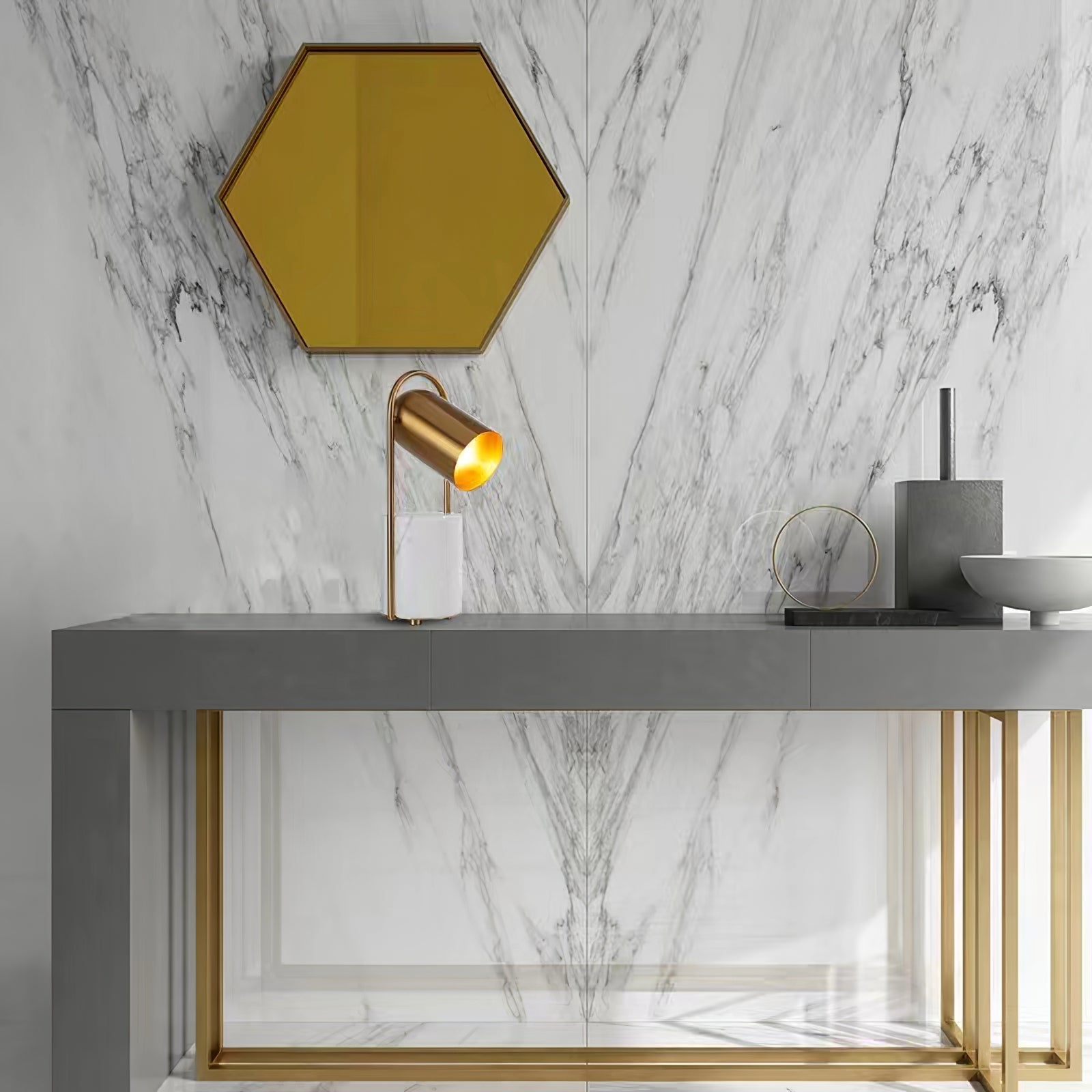 キャニスターテーブルランプ