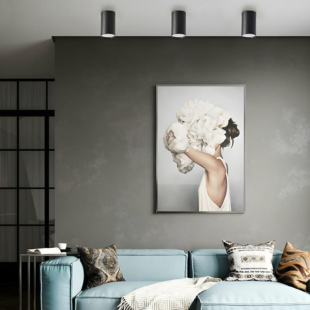 廊下用シンプルなアルミ製LEDシーリングダウンライト