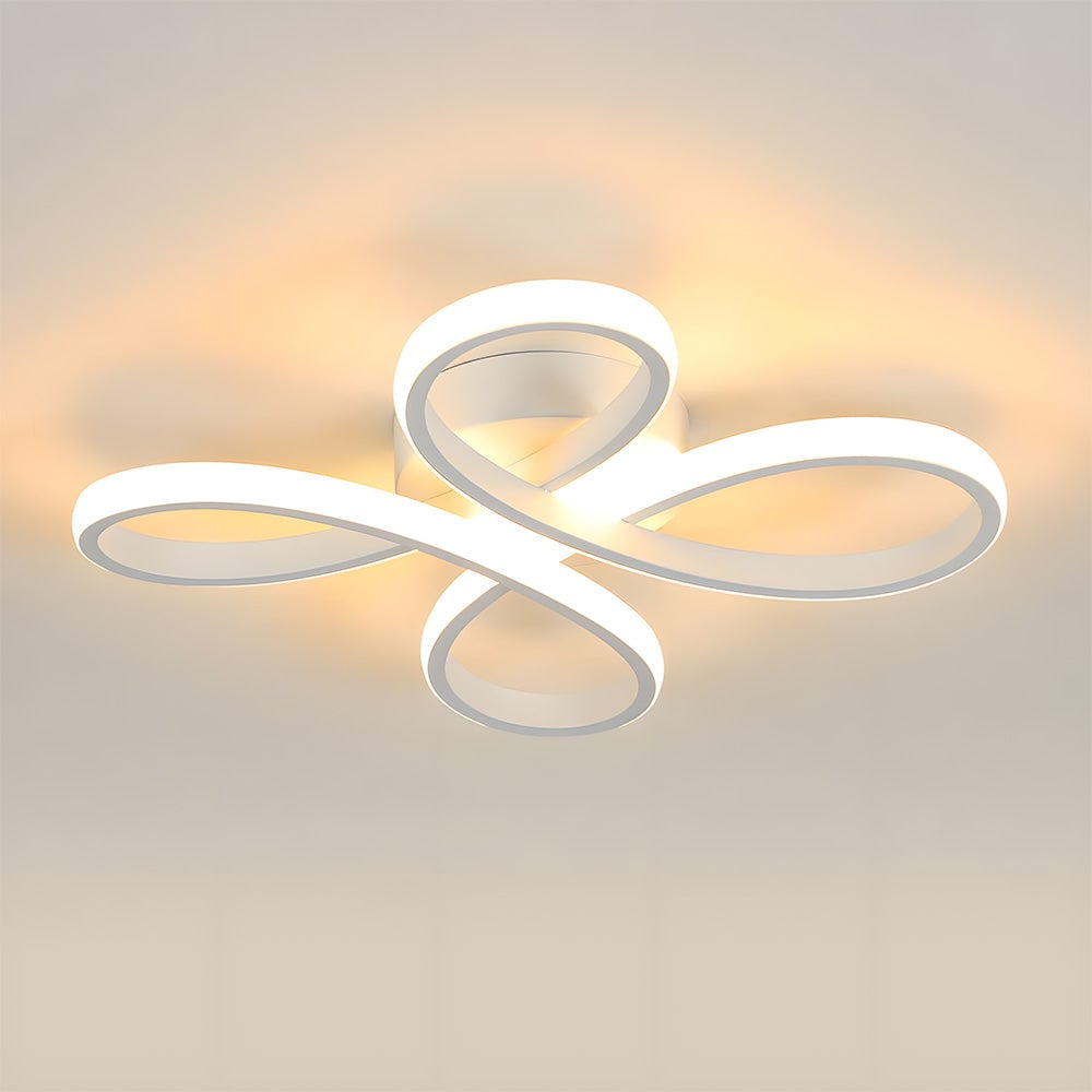 寝室に最適なモダンでクリエイティブな鉄製LEDシーリングライト