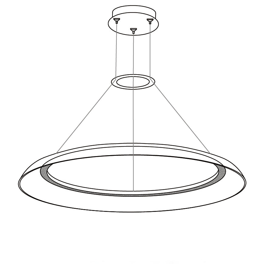 Graduated Circle Chandelier