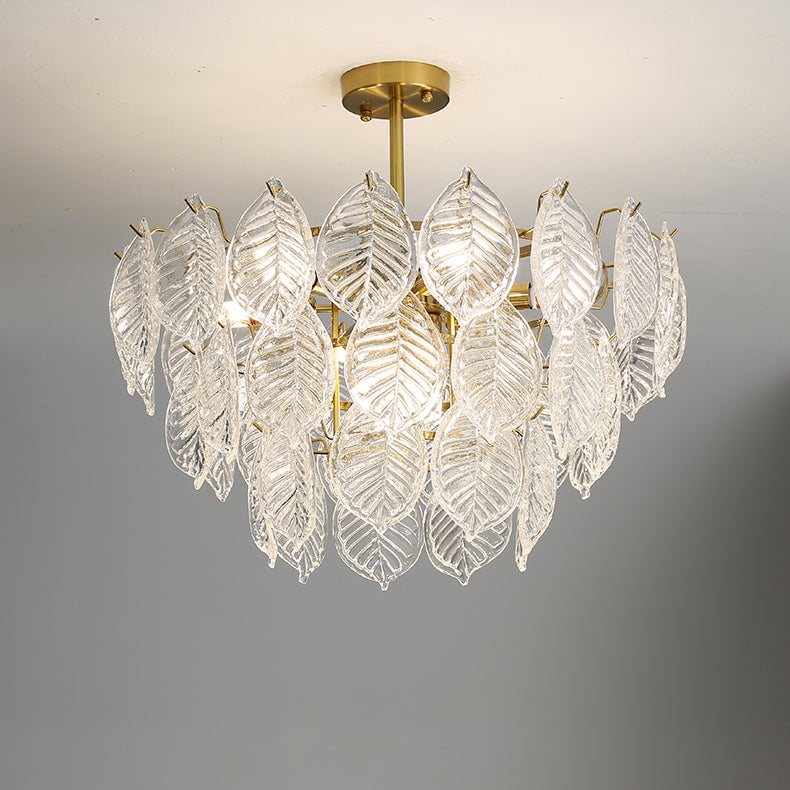 Leaf Glass Chandelier