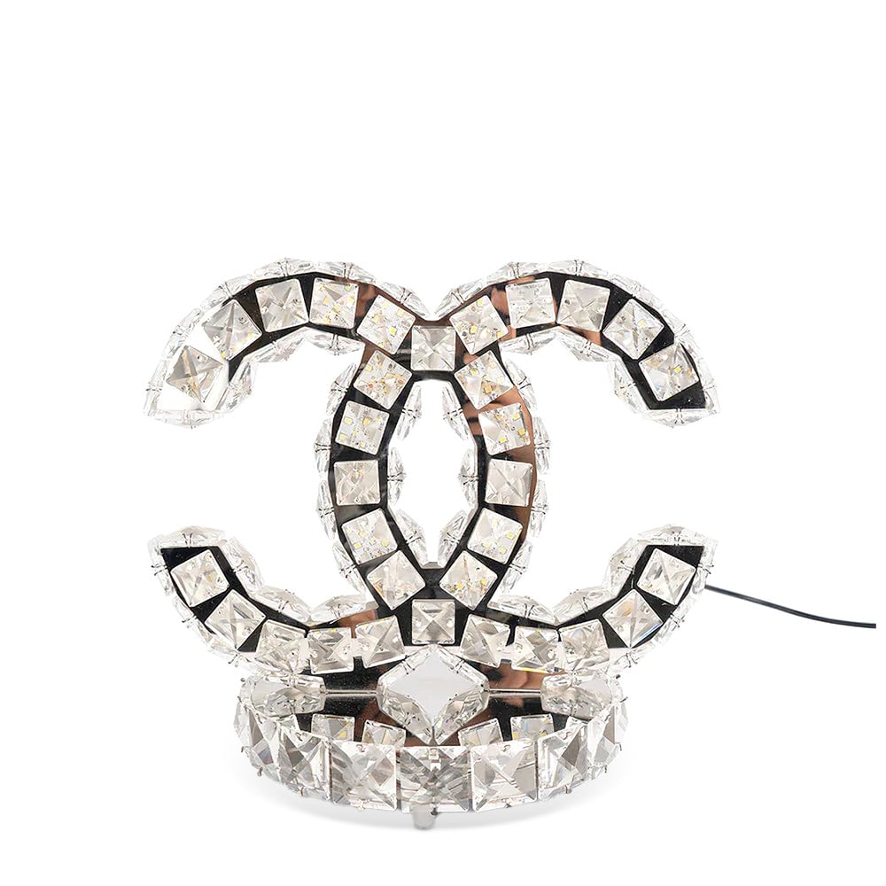 ステンレススチールクリスタルテーブルランプ