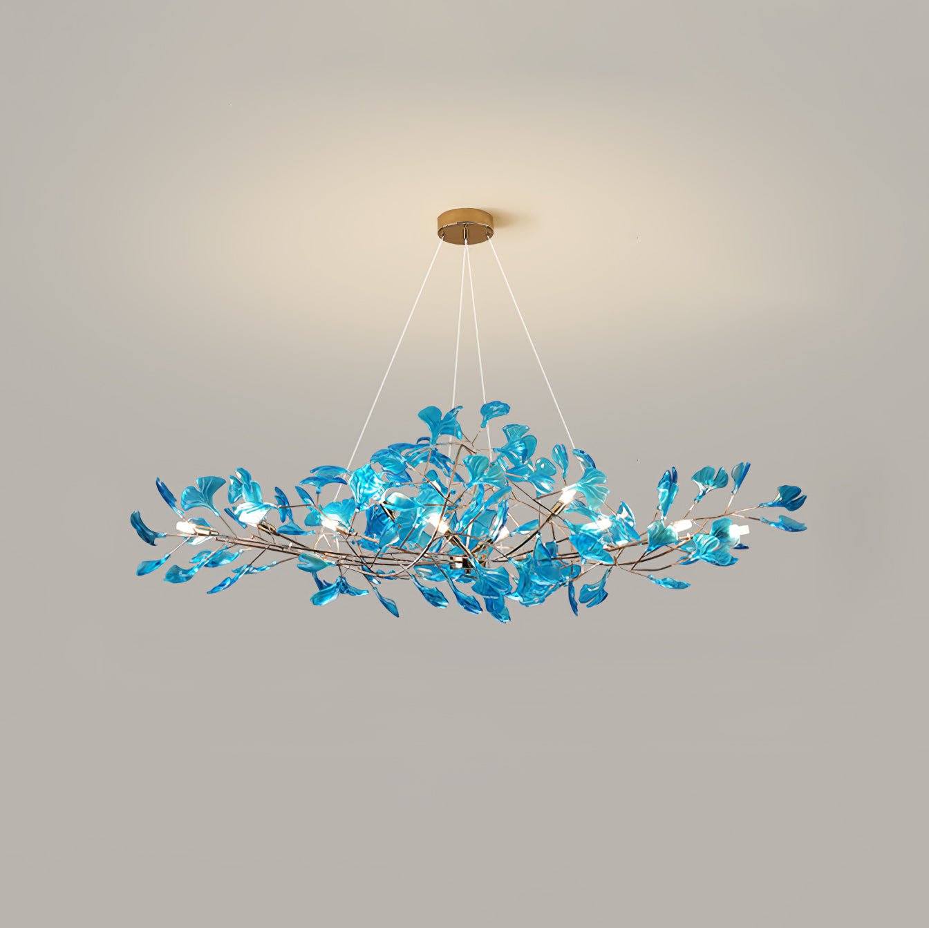 Acrylic Gingko Chandelier