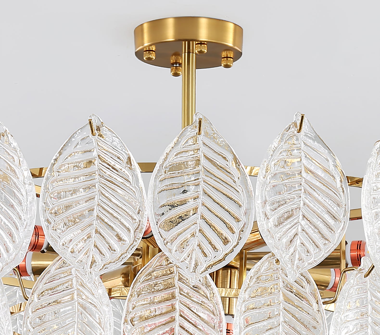 Leaf Glass Chandelier