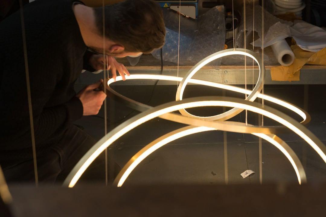 ロホヤのゴールドシャンデリア