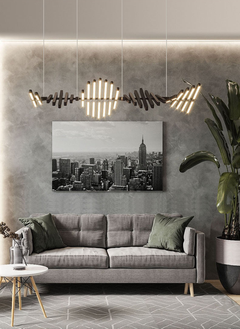 ピアノキー ブラックシャンデリア