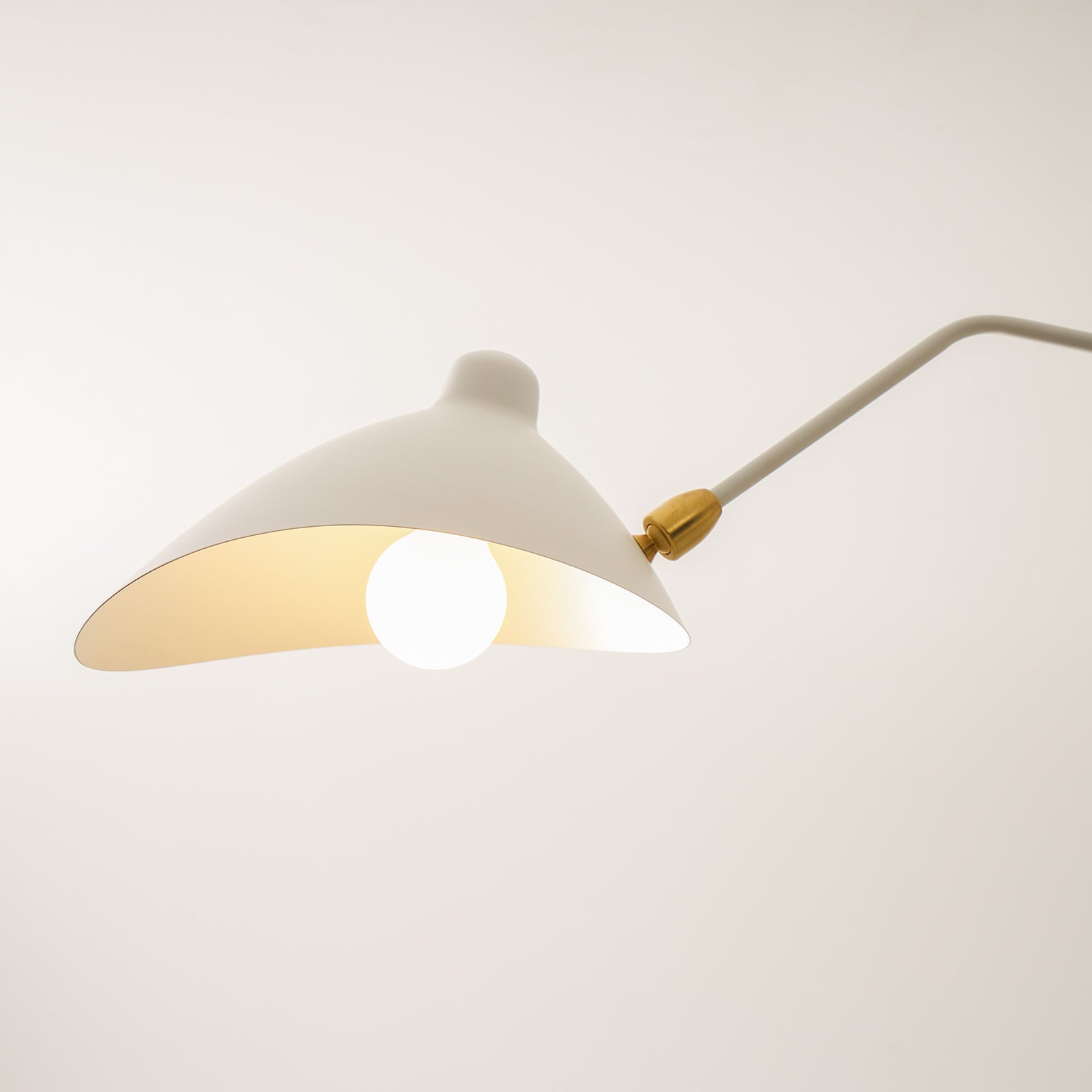 Horizontal Serge Mouille Ceiling Lamp A