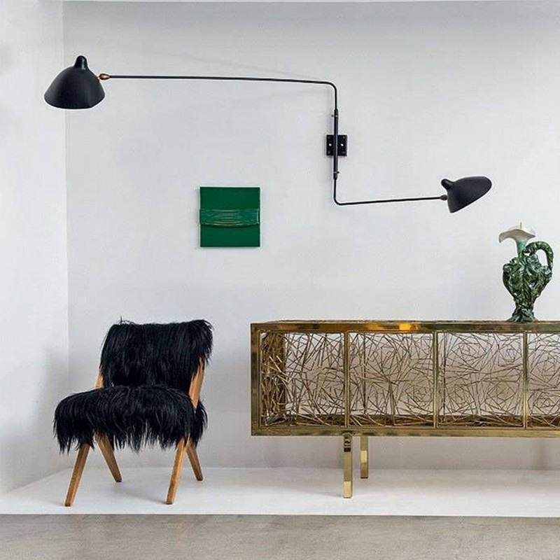 セルジュ・ムイユの壁取り付け用燭台